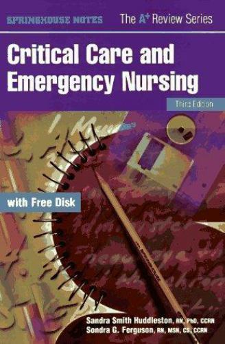 Critical Care and Emergency Nursing – Sandra S Huddleston, 0874349001, paperback