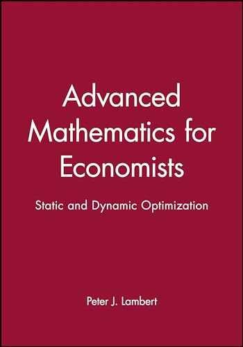 Advanced Mathematics for – Paperback, by Lambert Peter J. – Very Good