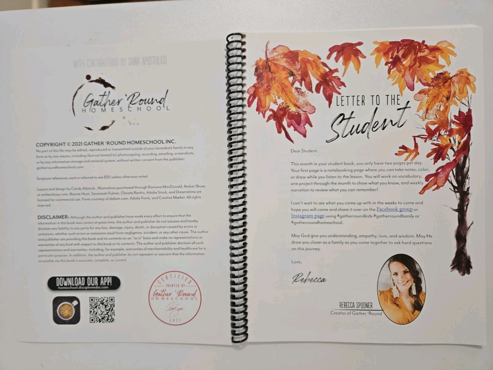 Gather Round Homeschool – US History 1 – A New World – High School Workbook