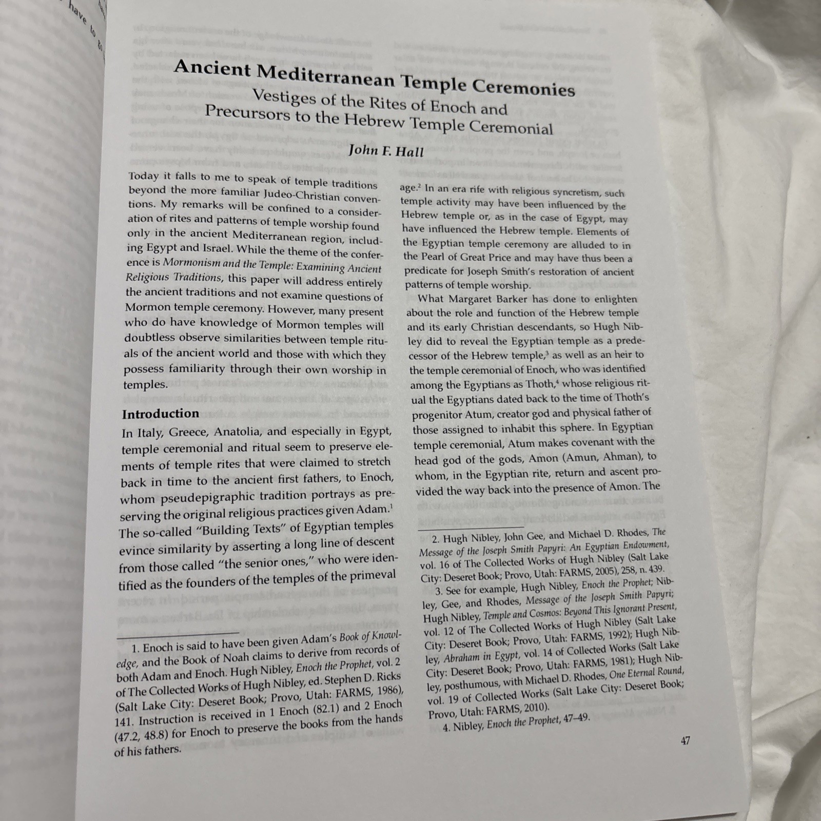 Mormonism and the Temple Examining an Ancient Religious Tradition Academy Study