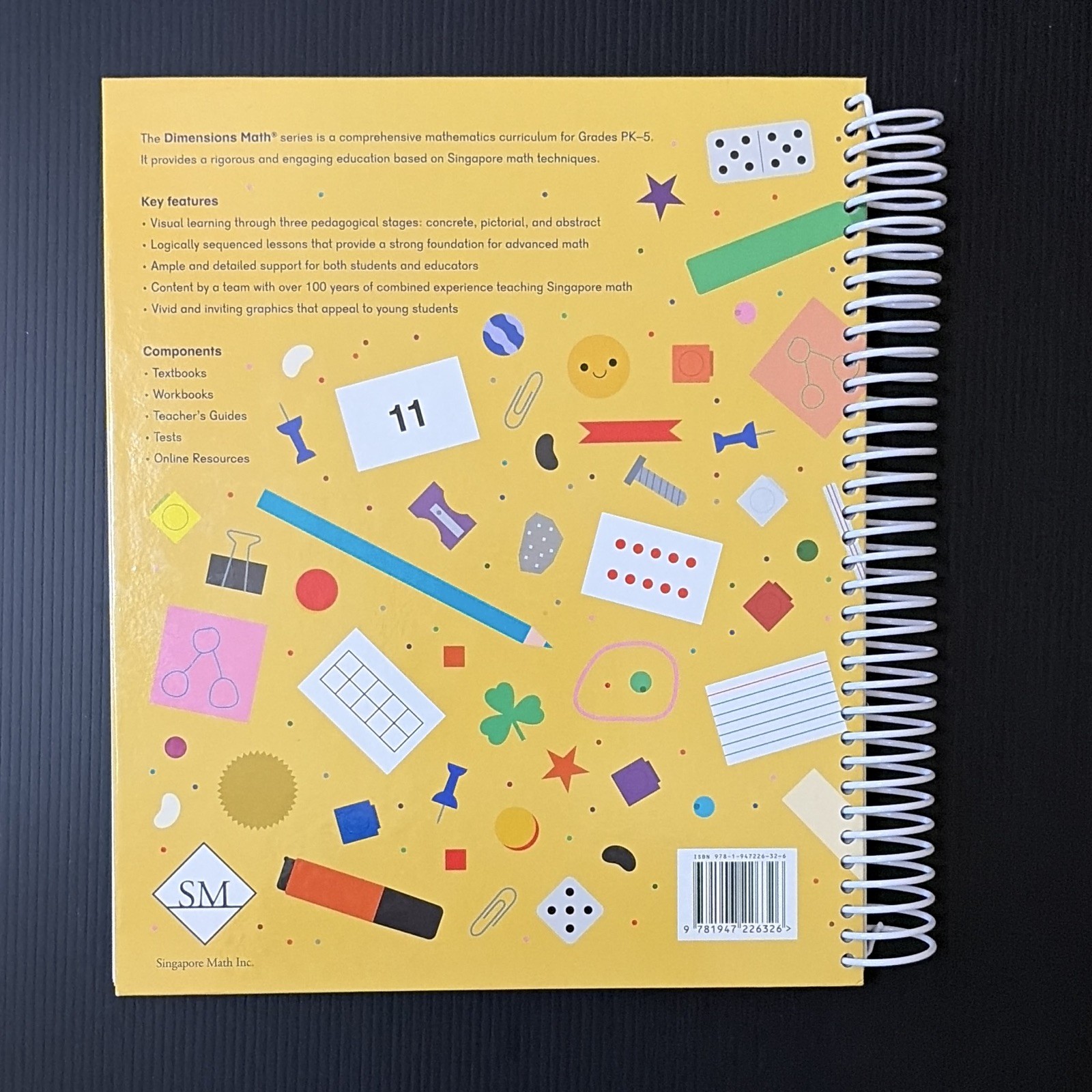 Singapore Math Dimensions Math 1A Teacher’s Guide Spiral Illustrated 2017