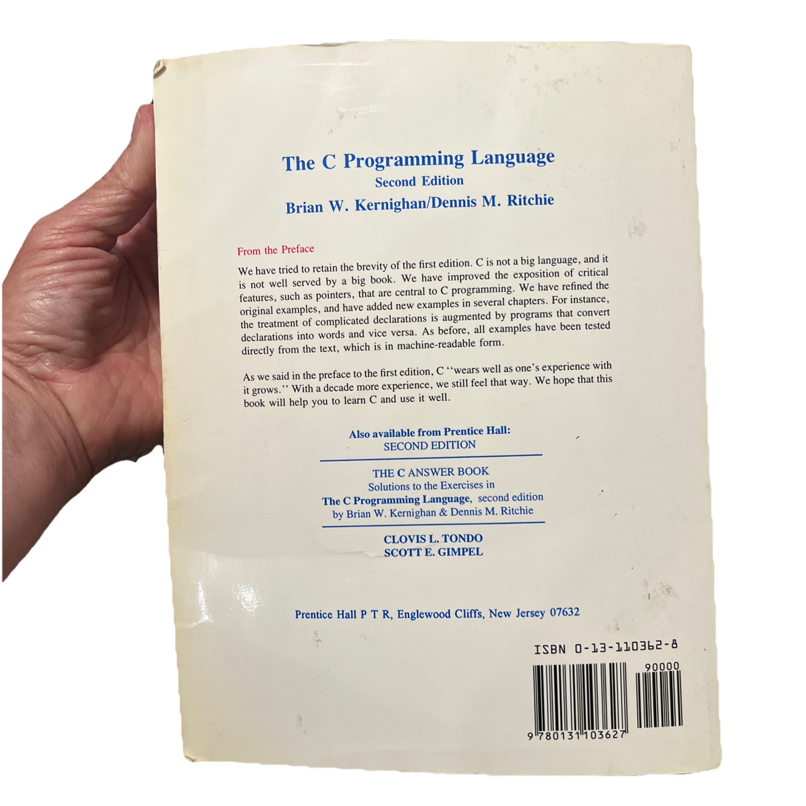 The C Programming Language Second Edition, Brand New Condition