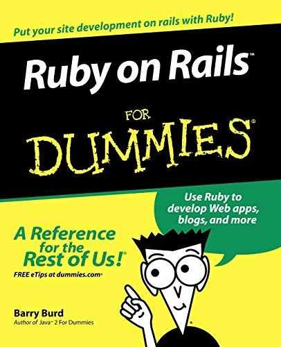 Ruby on Rails For Dummies – Paperback, by Burd Barry – Very Good