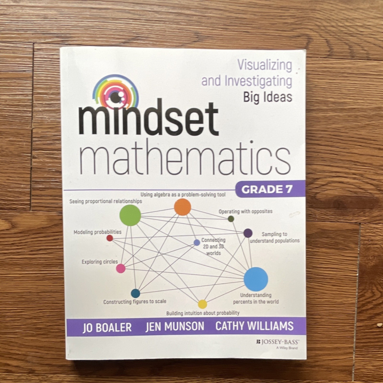 Mindset Mathematics Grade 7 Textbook Jo Boaler Algebra Jossey-Bass 1st Edition