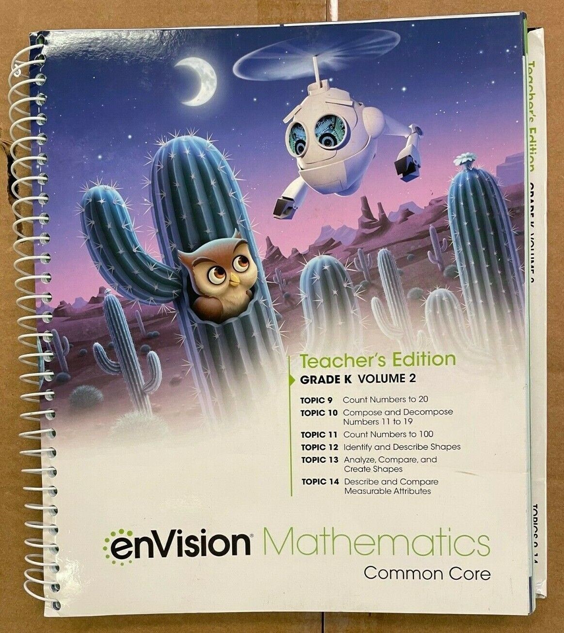 EnVision Mathematics Common Core Grade K-Teacher’s Ed Vol 1&2&Overview