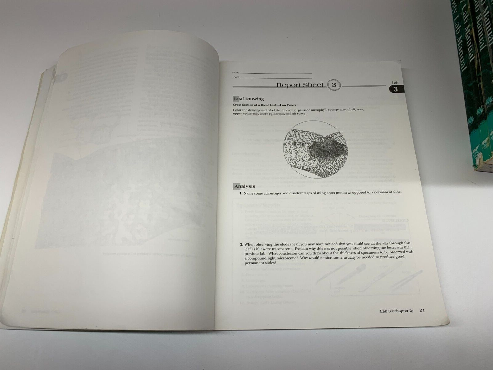 A Beka Book 10 Gr. Biology Field and Laboratory Manual 2nd Edition Homeschool