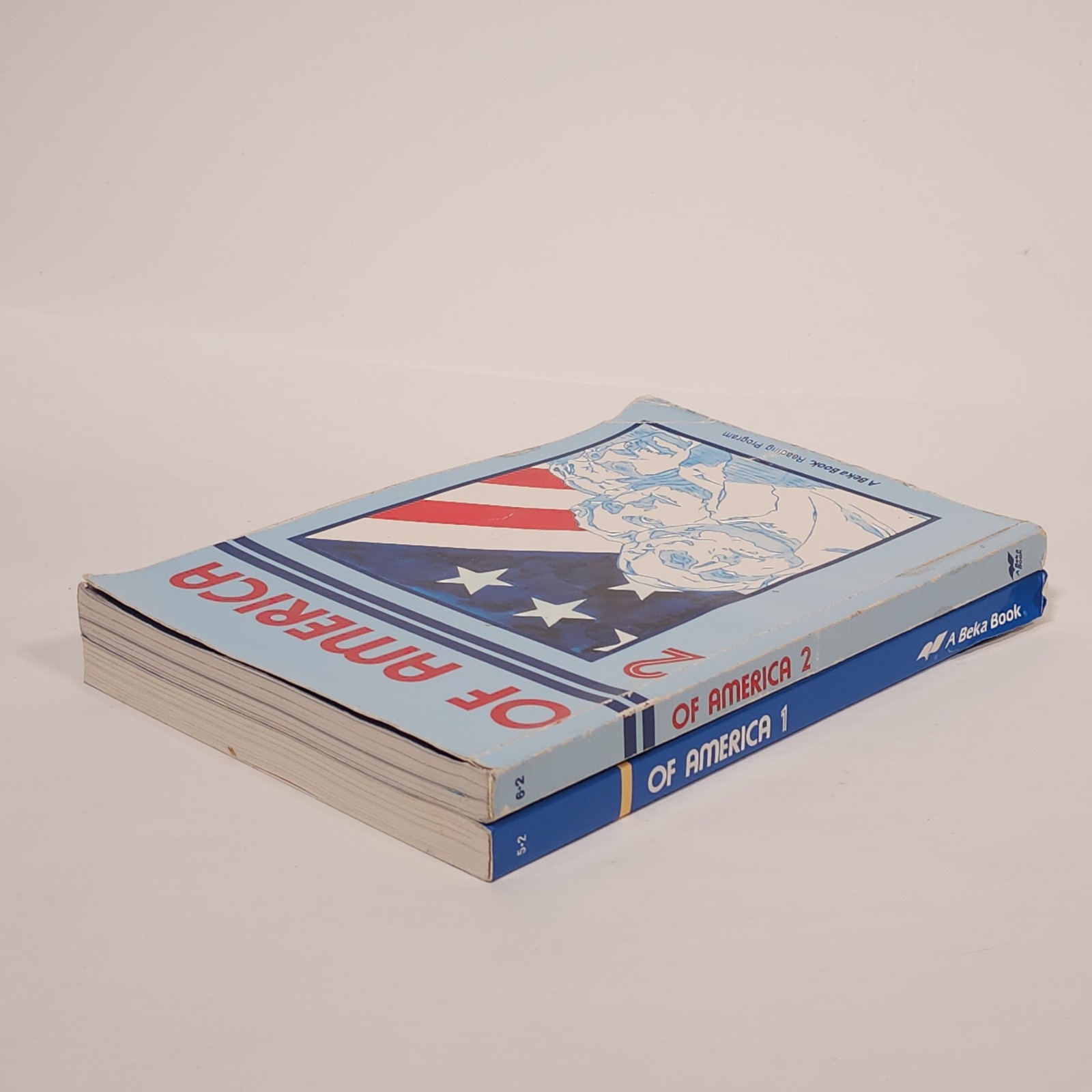A Beka Book Reading Homeschool Of America 1 2 History Social Studies Poetry 80’s