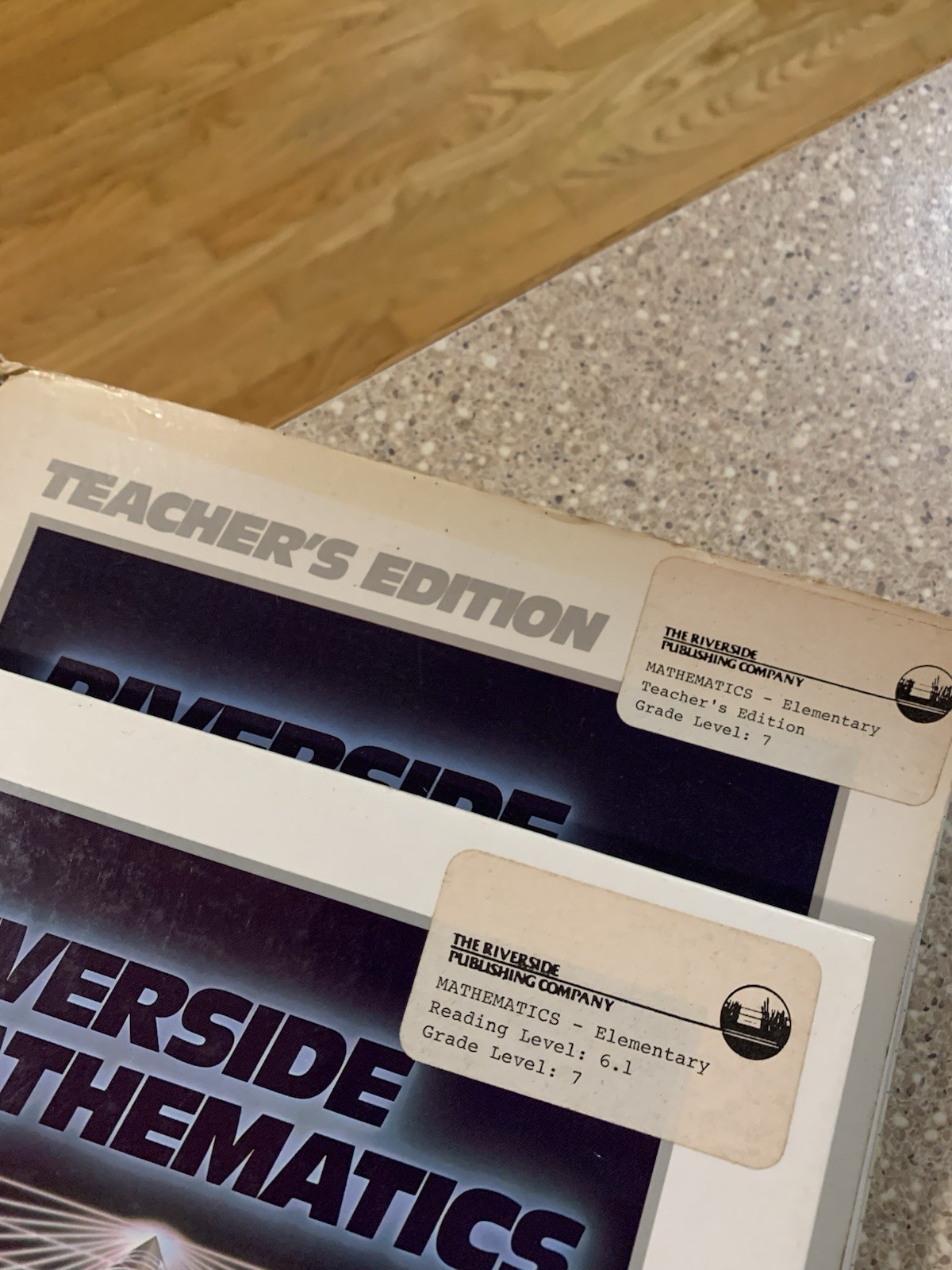 Vintage Student and Teacher’s Edition – Riverside Mathematics 1987 Grade 7