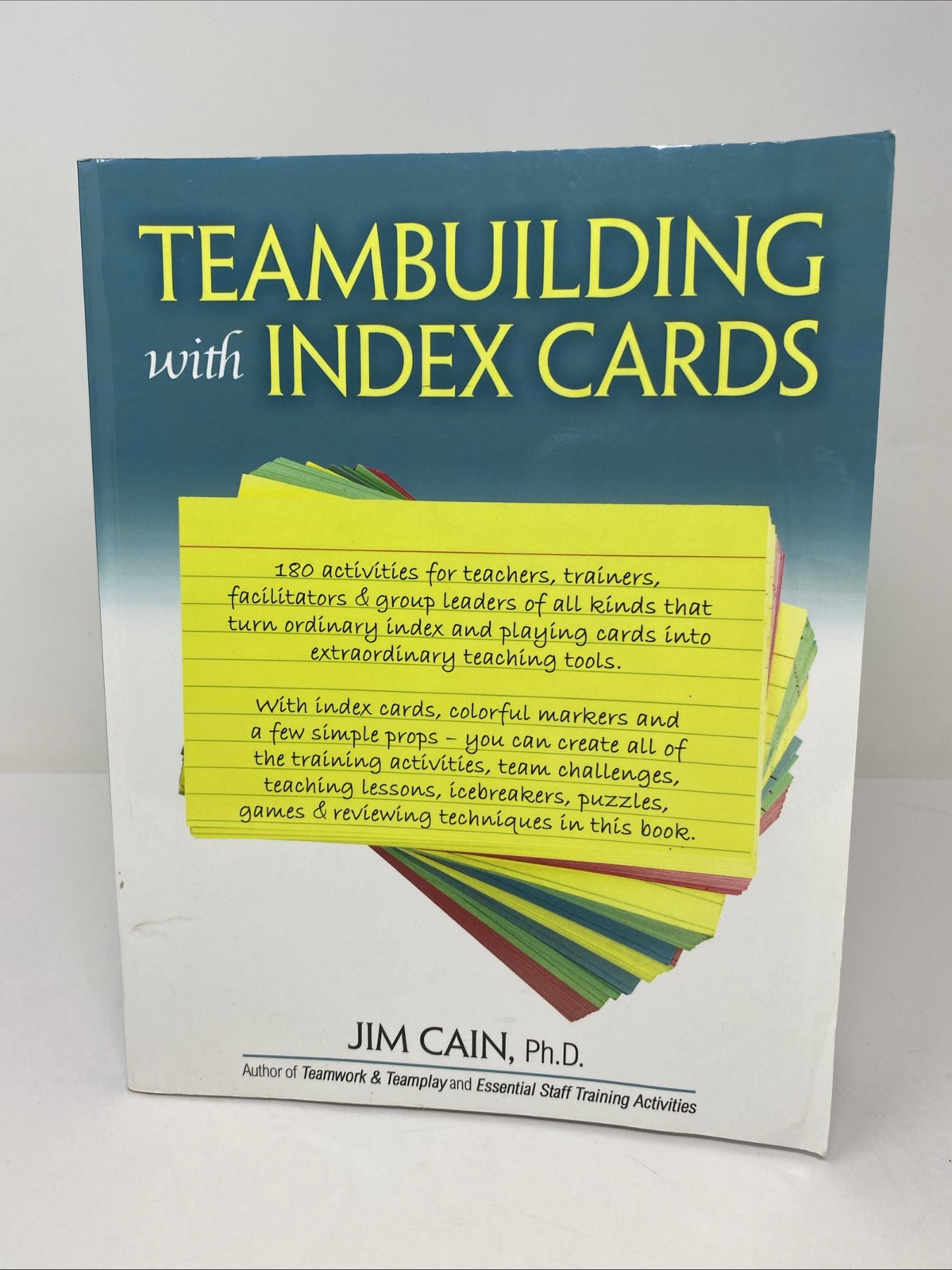 Teambuilding with Index Cards by James Cain (2019, Trade Paperback)