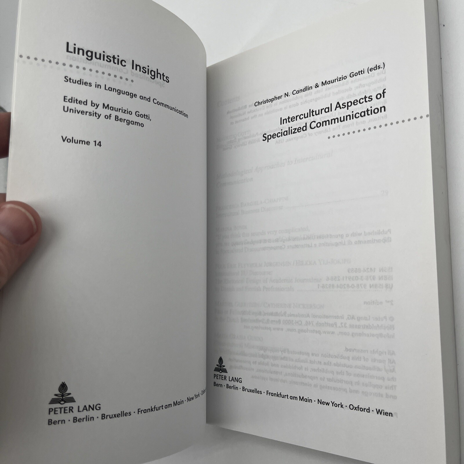 Linguistic Insights Studies in Language Communication Intercultural Peter Lang