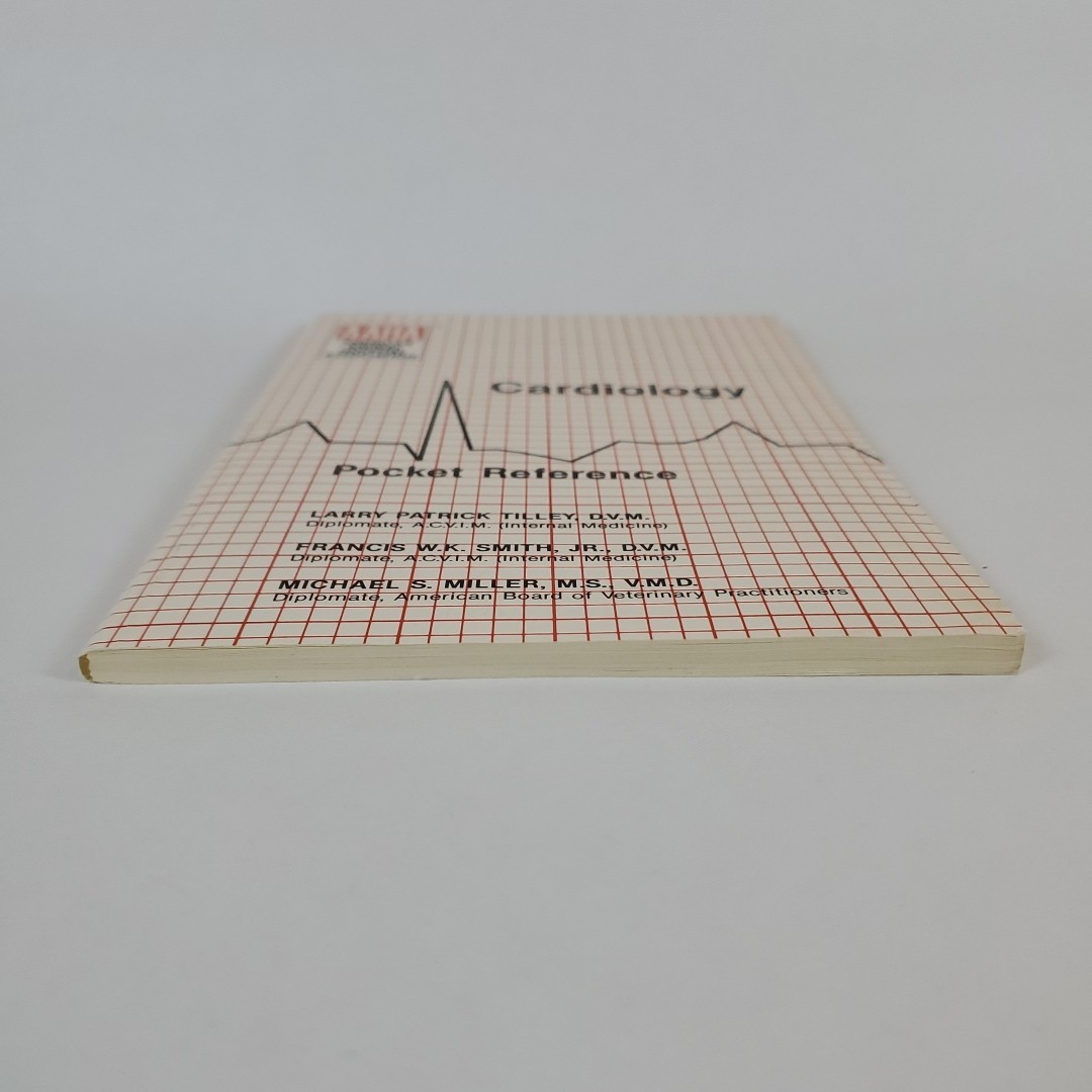 Cardiology Pocket Reference American Animal Hospital Association Book VTG 1990