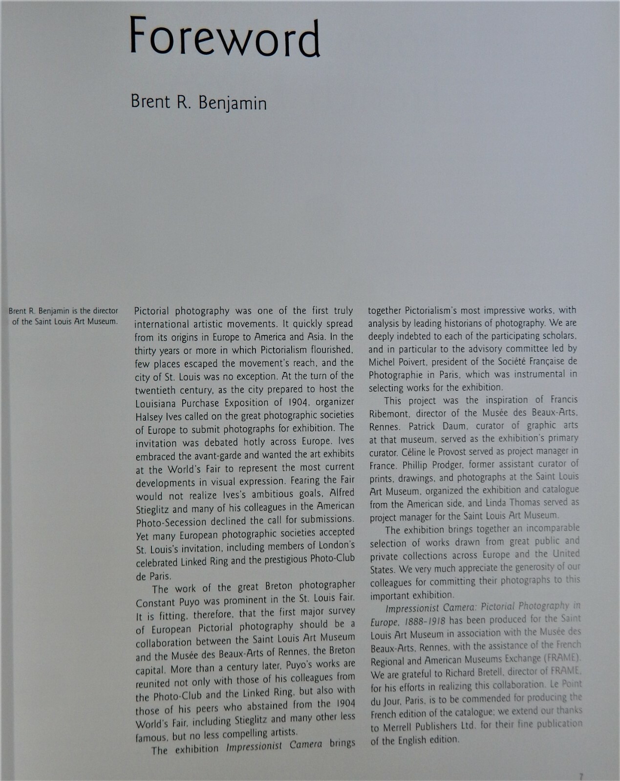 IMPRESSIONIST CAMERA: PICTORIAL PHOTOGRAPHY IN EUROPE 1888 -1918 Art Catalog