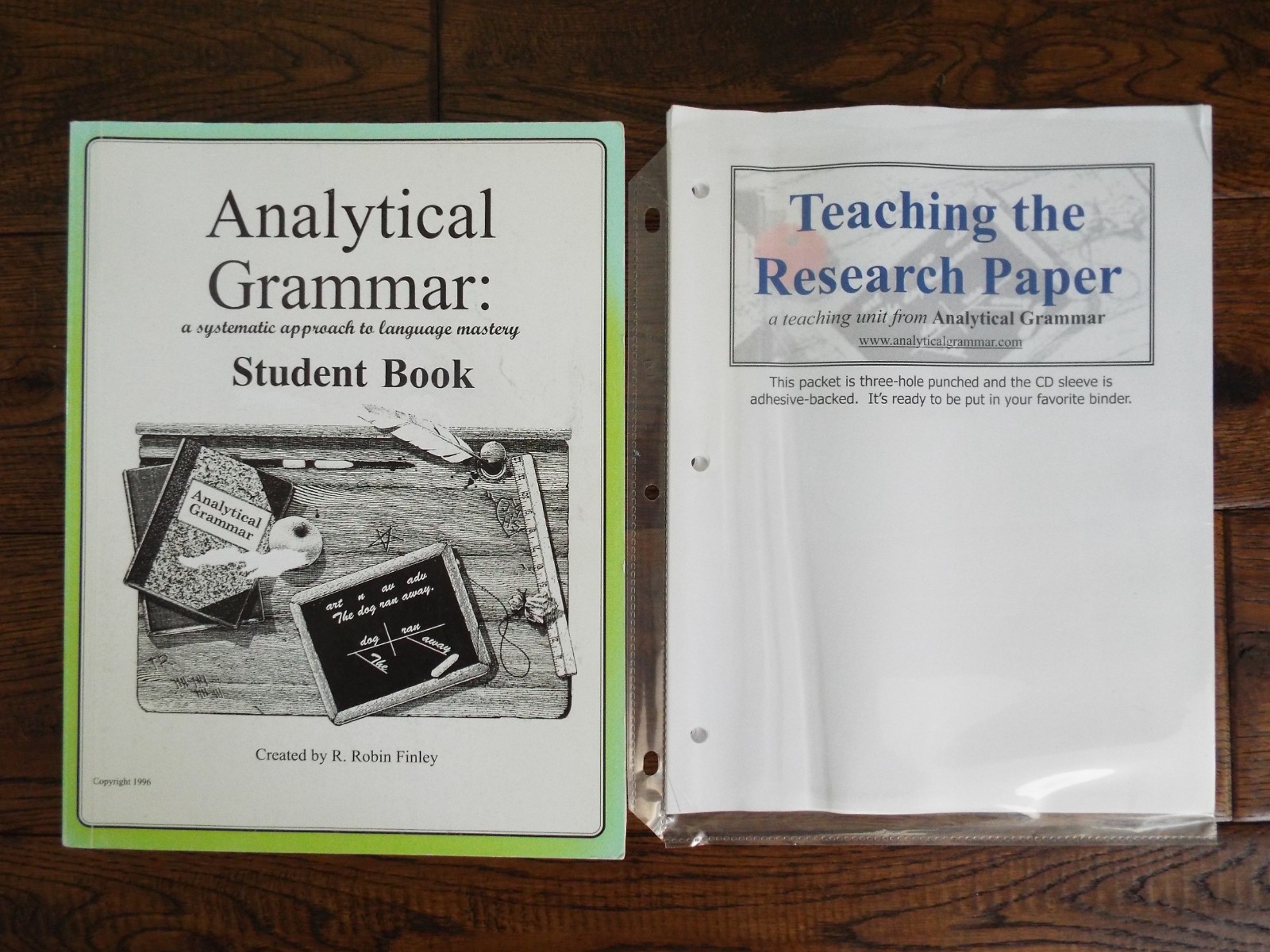 Lot Analytical Grammar Student Workbook Teacher Book DVD Curriculum Set