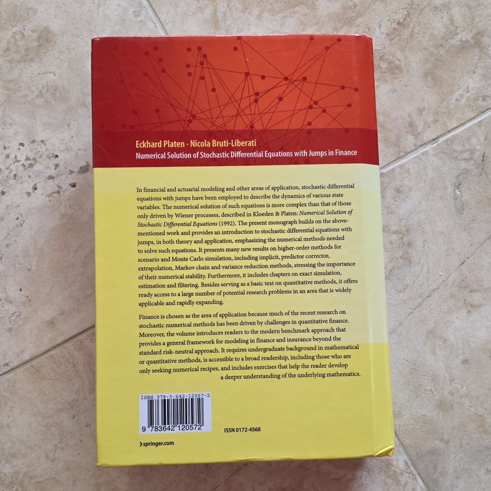 Springer Numerical Solution of Stochastic Differential Equations with Jumps HC