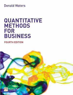 Quantitative Methods for Business – Paperback, by Waters Donald – Good