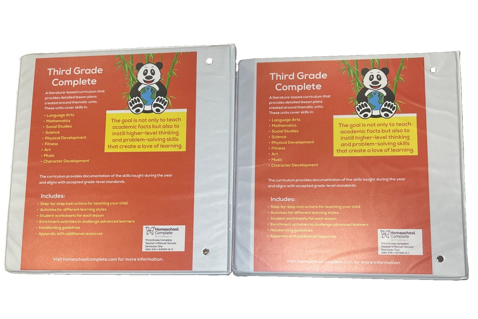Third Grade Complete All-Inclusive Homeschool Curriculum Semester 1 & 2 Complete