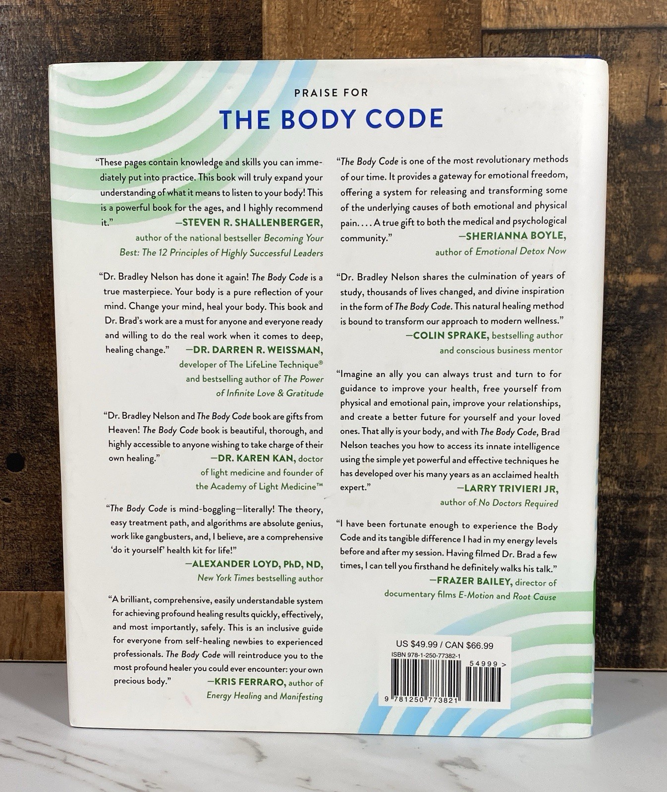 The Body Code by Dr. Bradley Nelson Unlocking Your Body’s Ability Healing HC