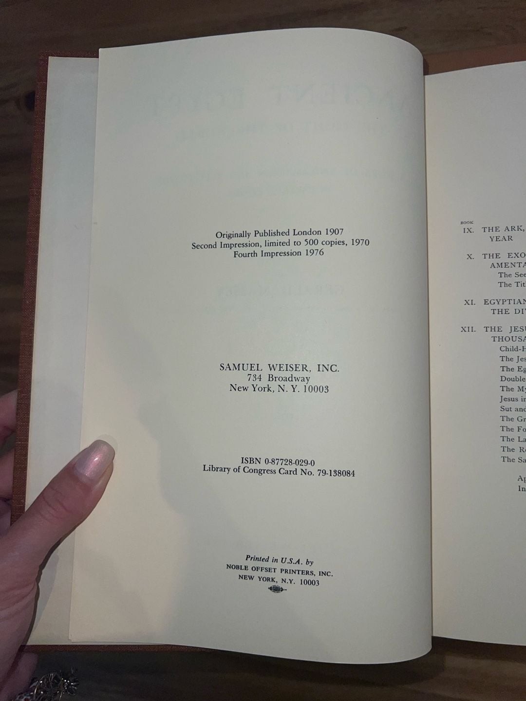 Ancient Egypt: The Light of the World by Gerald Massey, 2-Volume Set (1976)