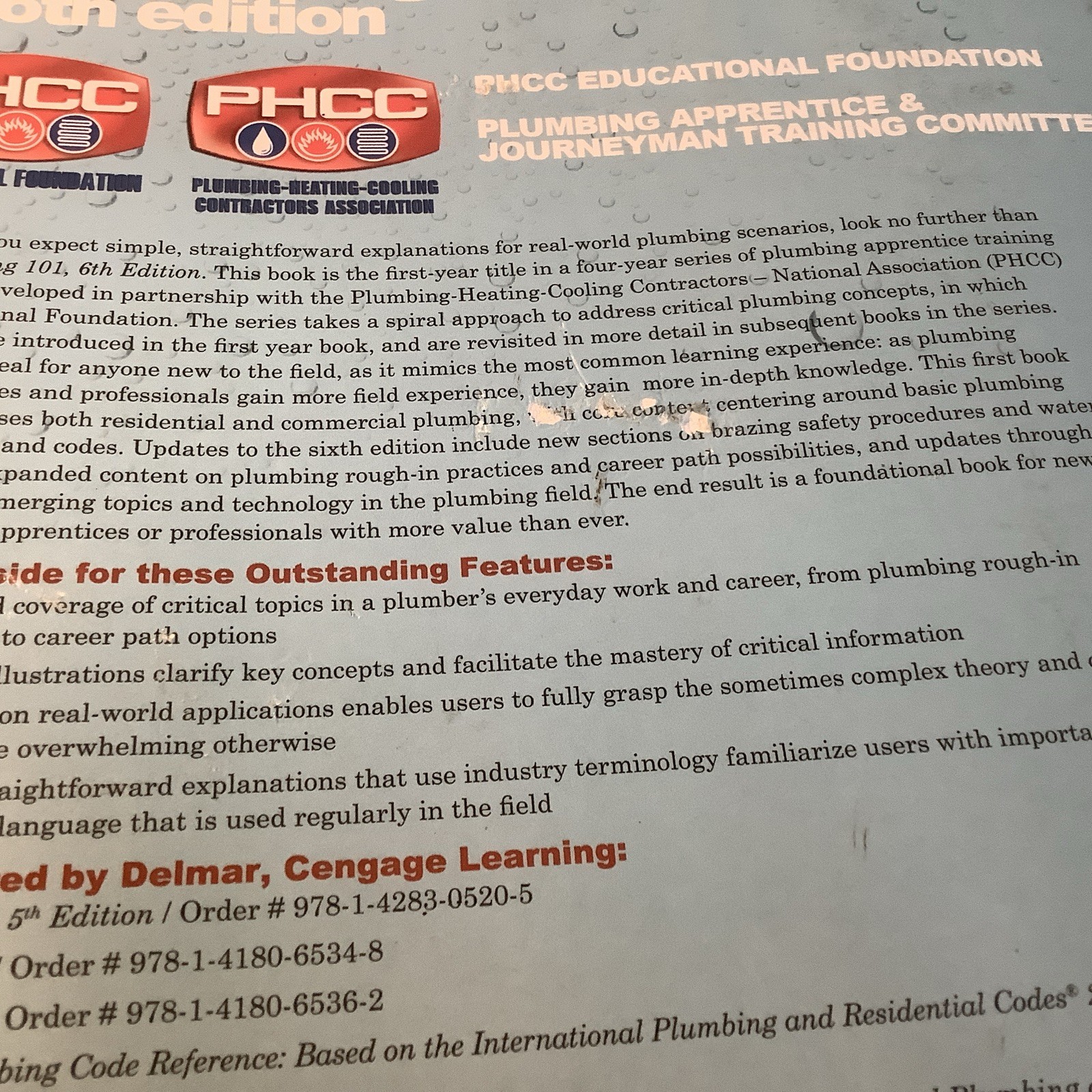 Plumbing 101 – Paperback, by PHCC Educational Foundation; Moore – DESCRIPTION