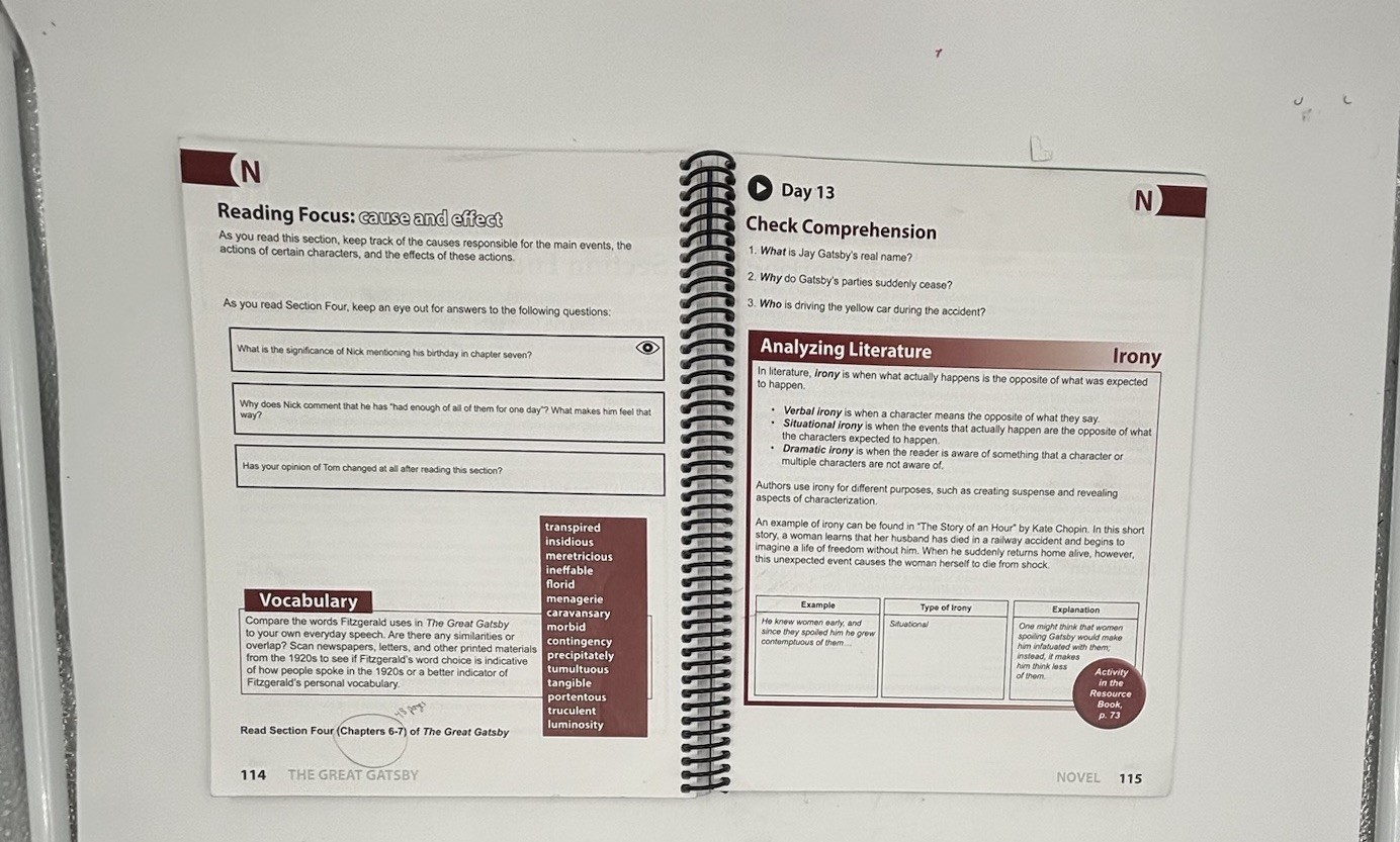 Essentials in Literature Grade 11 Student Textbook Homeschool Curriculum