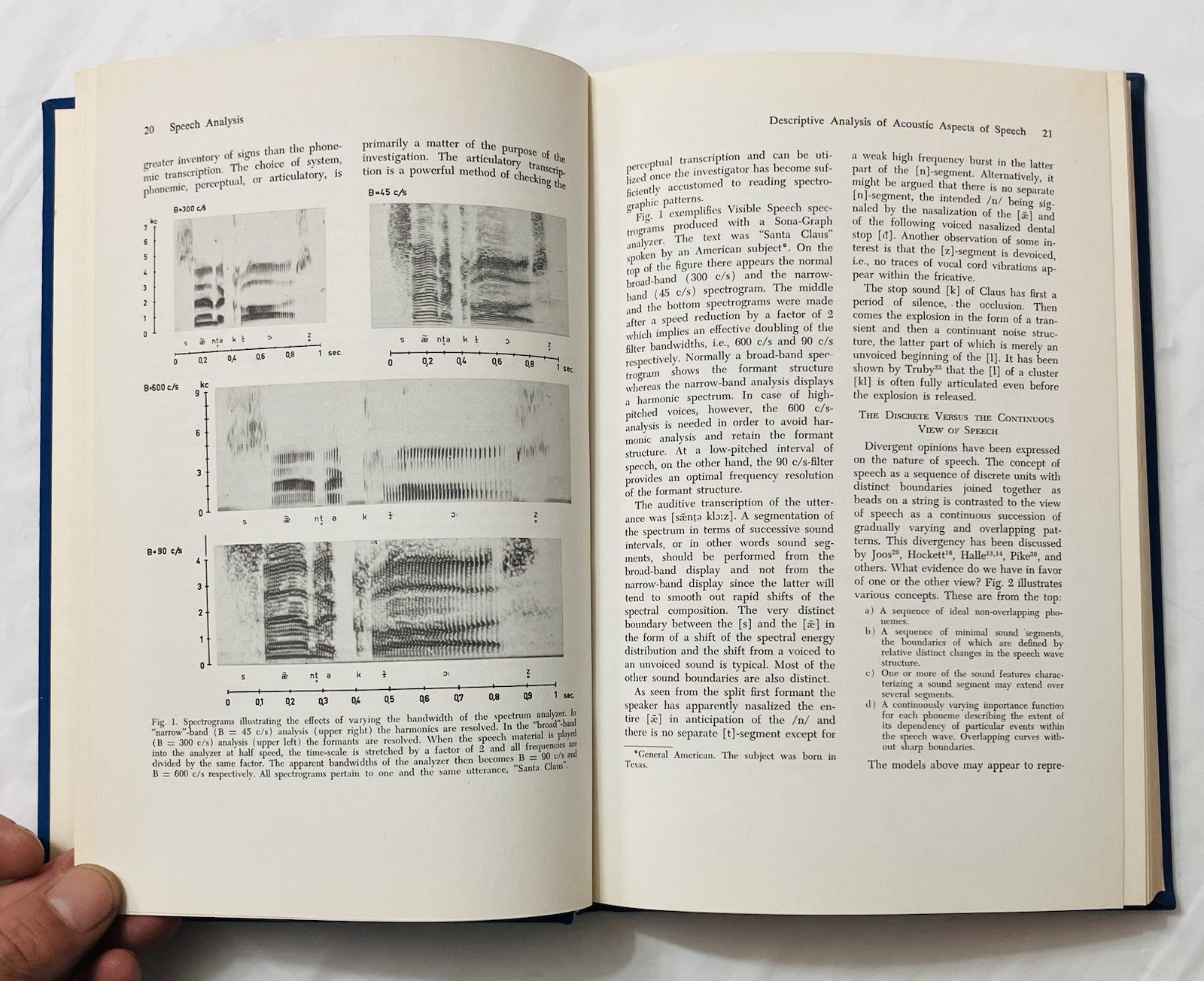 Speech Sounds and Features by Gunnar Fant (1973) MIT Press 1st Ed HC Linguistics