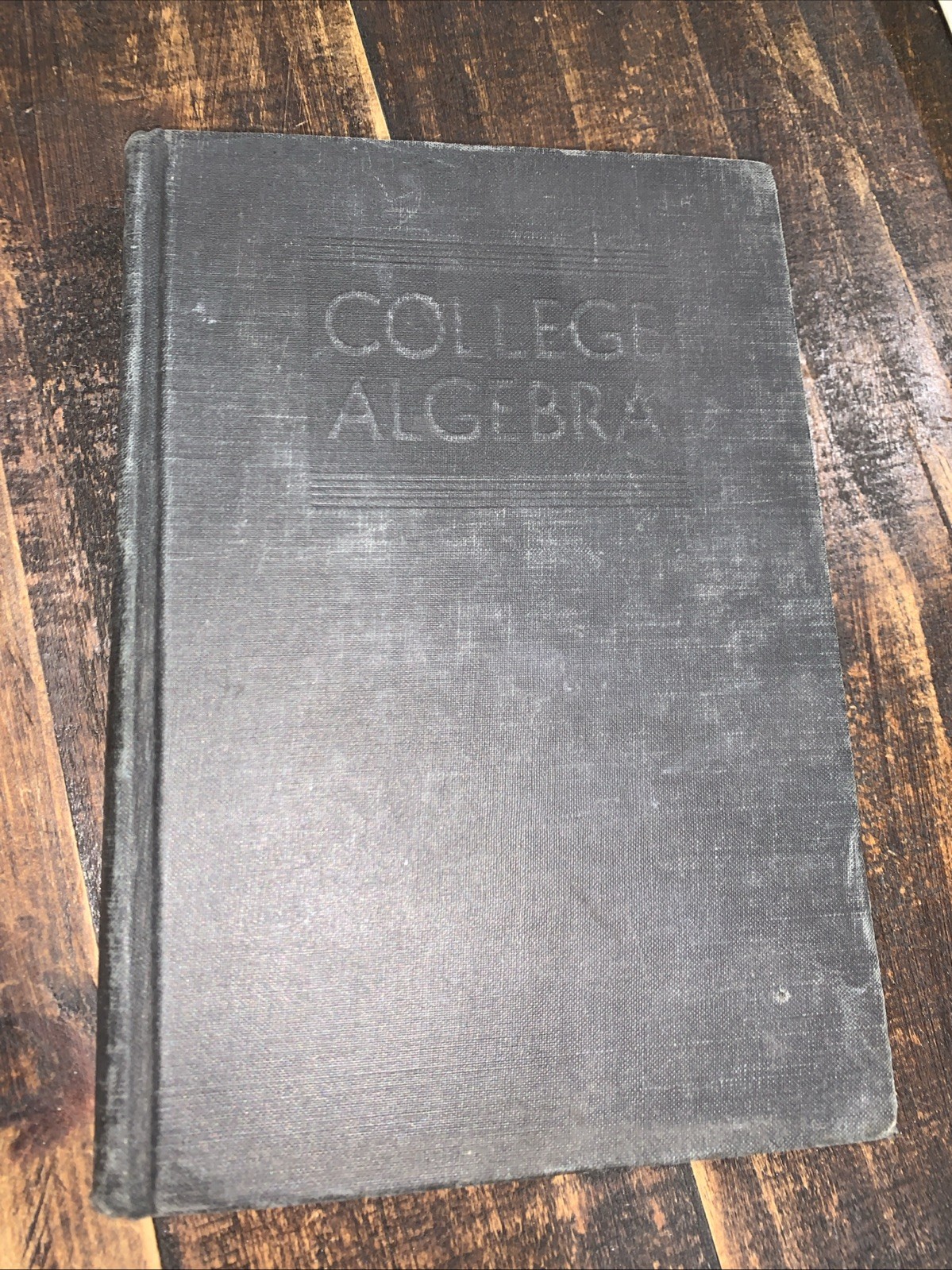 College Algebra Revised Edition & Rare Answer Book- Rosenbach & Whitman – 1953