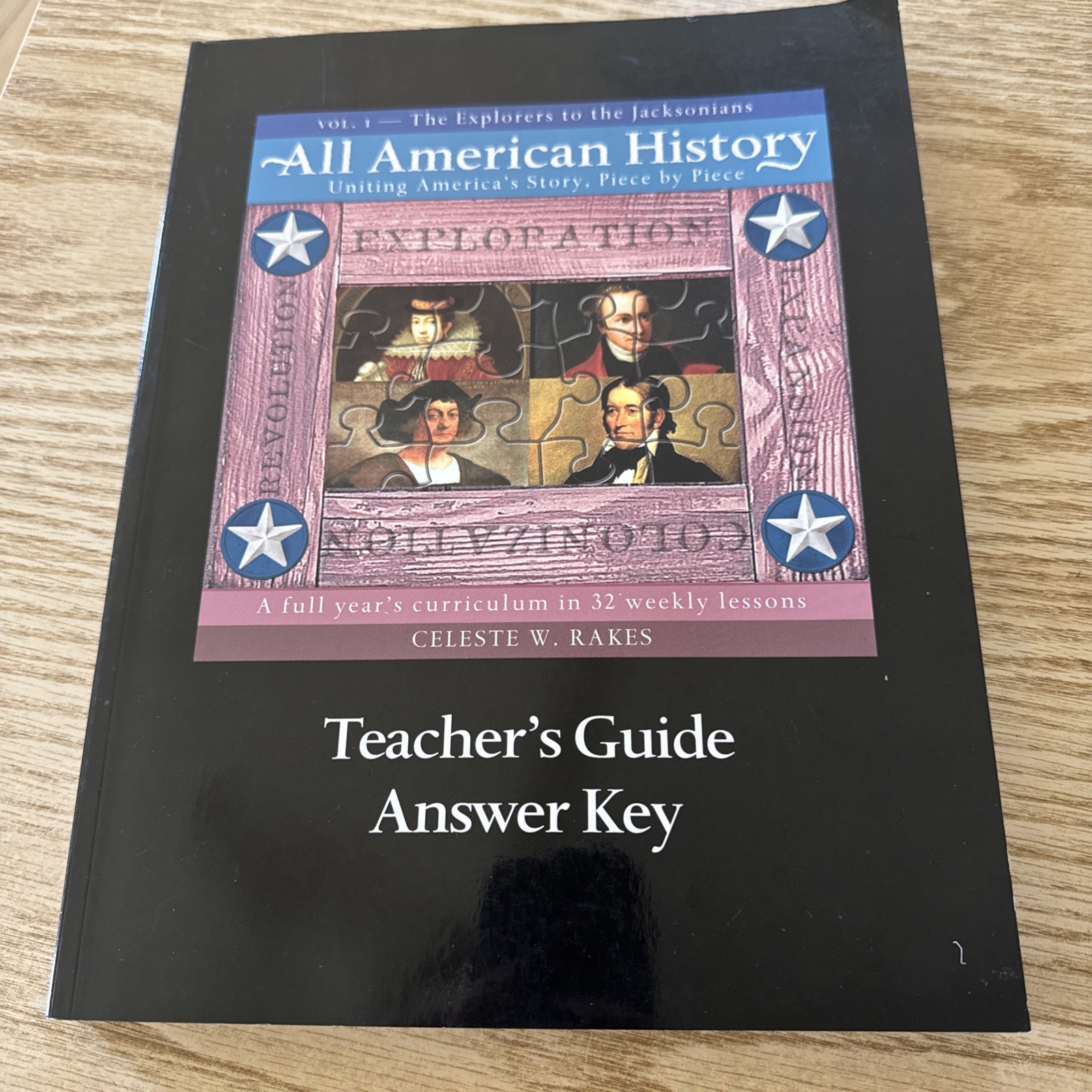 ALL AMERICAN HISTORY volumes 1 & 2 , student readers , Teachers Keys 1 & 2