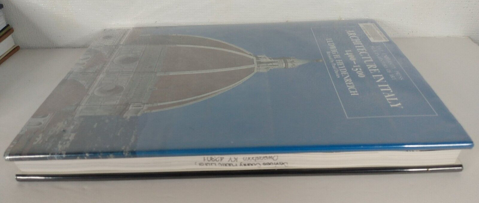Architecture in Italy 1400-1500 by Ludwig H. Heydenreich 1996 HC DJ *EX LIBRARY