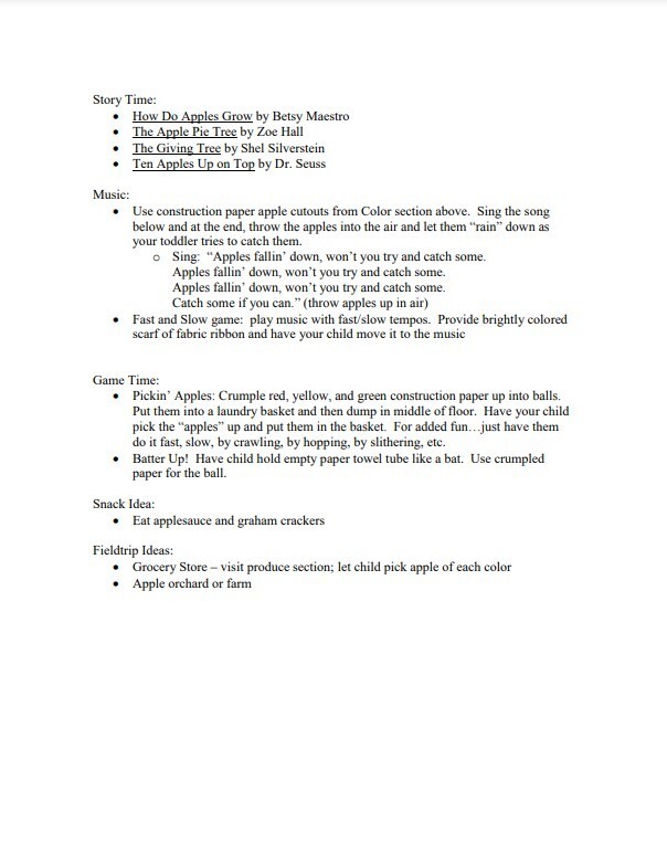 A TO Z TODDLER AND PRESCHOOL CURRICULUM By Kathy Hutto ***Digital Download***