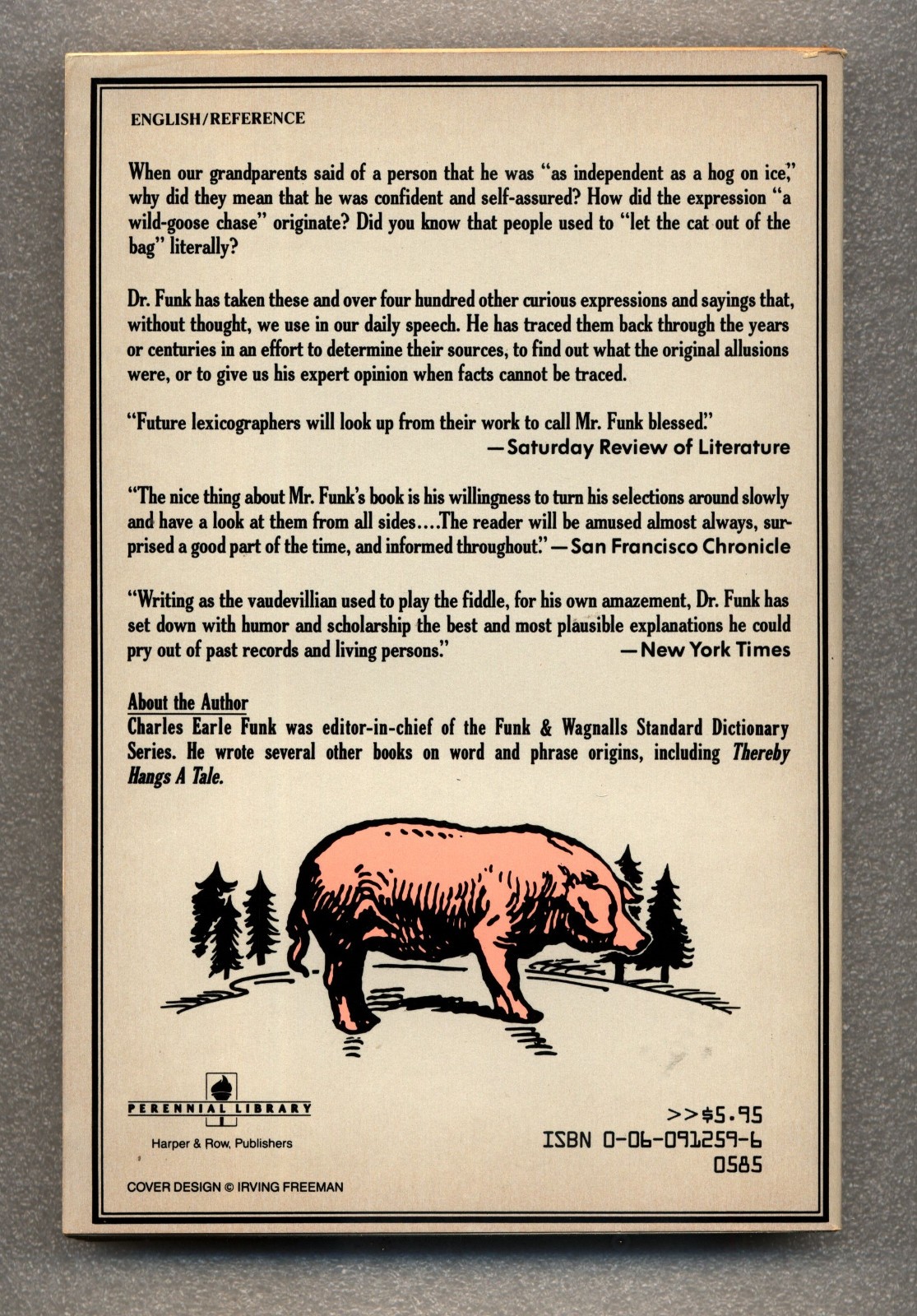 4 Books – Horsefeathers, Hog on Ice, Heavens to Betsy, more – Charles Earle Funk
