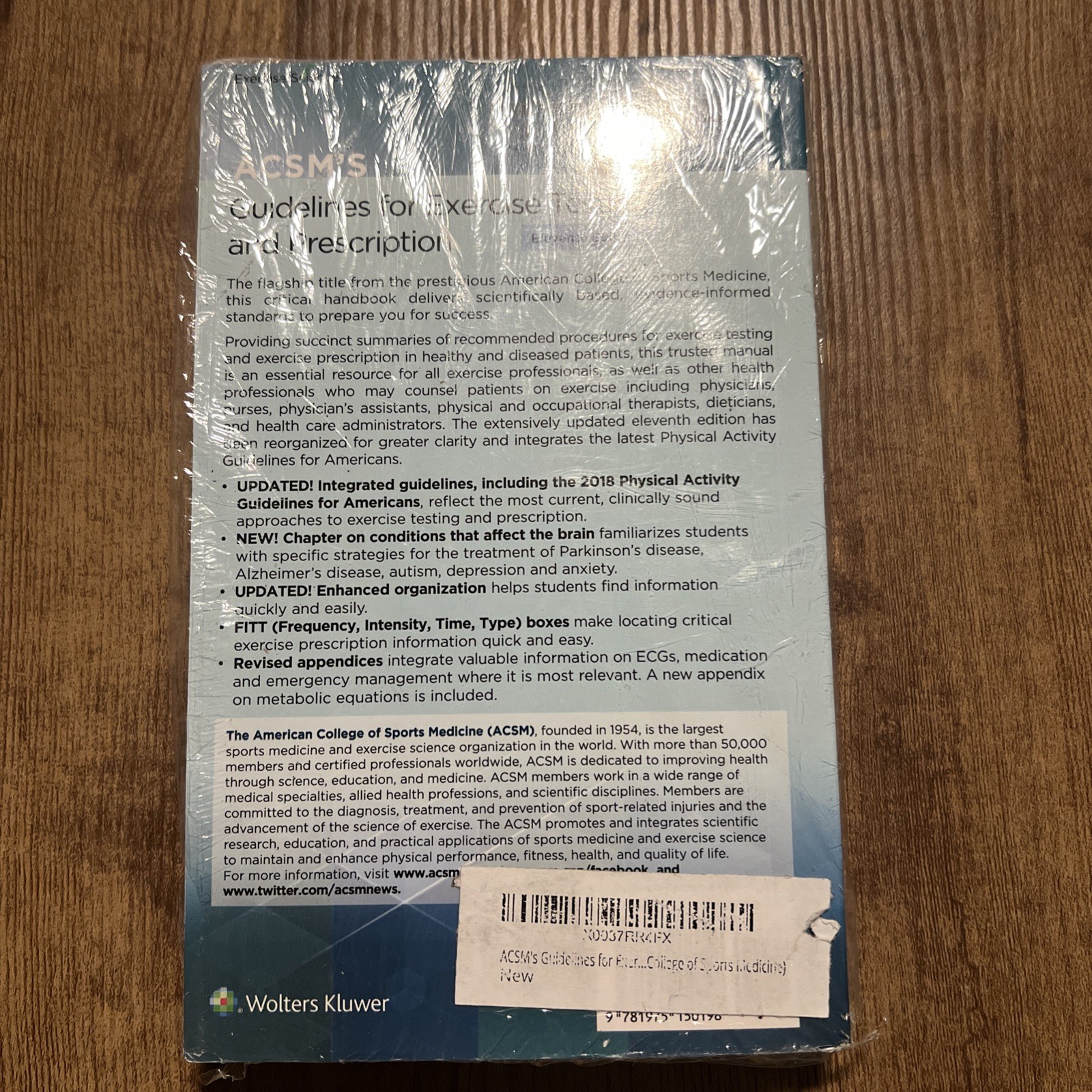 ACSM’s Guidelines for Exercise Testing and Prescription 11th Edition New