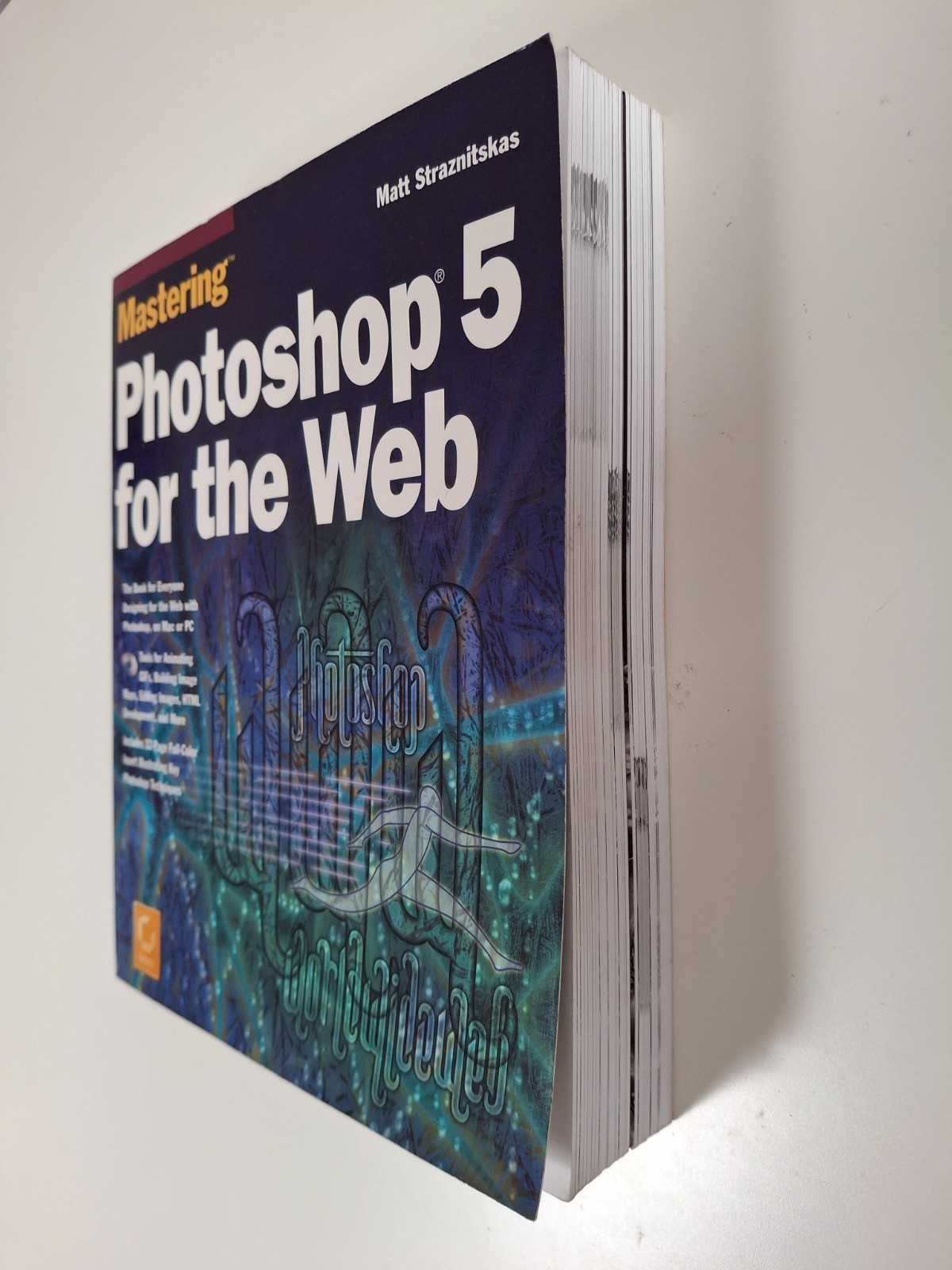 MASTERING PHOTOSHOP 5 FOR THE WEB by Matt Straznitskas – 1998 Paperback + CD-Rom