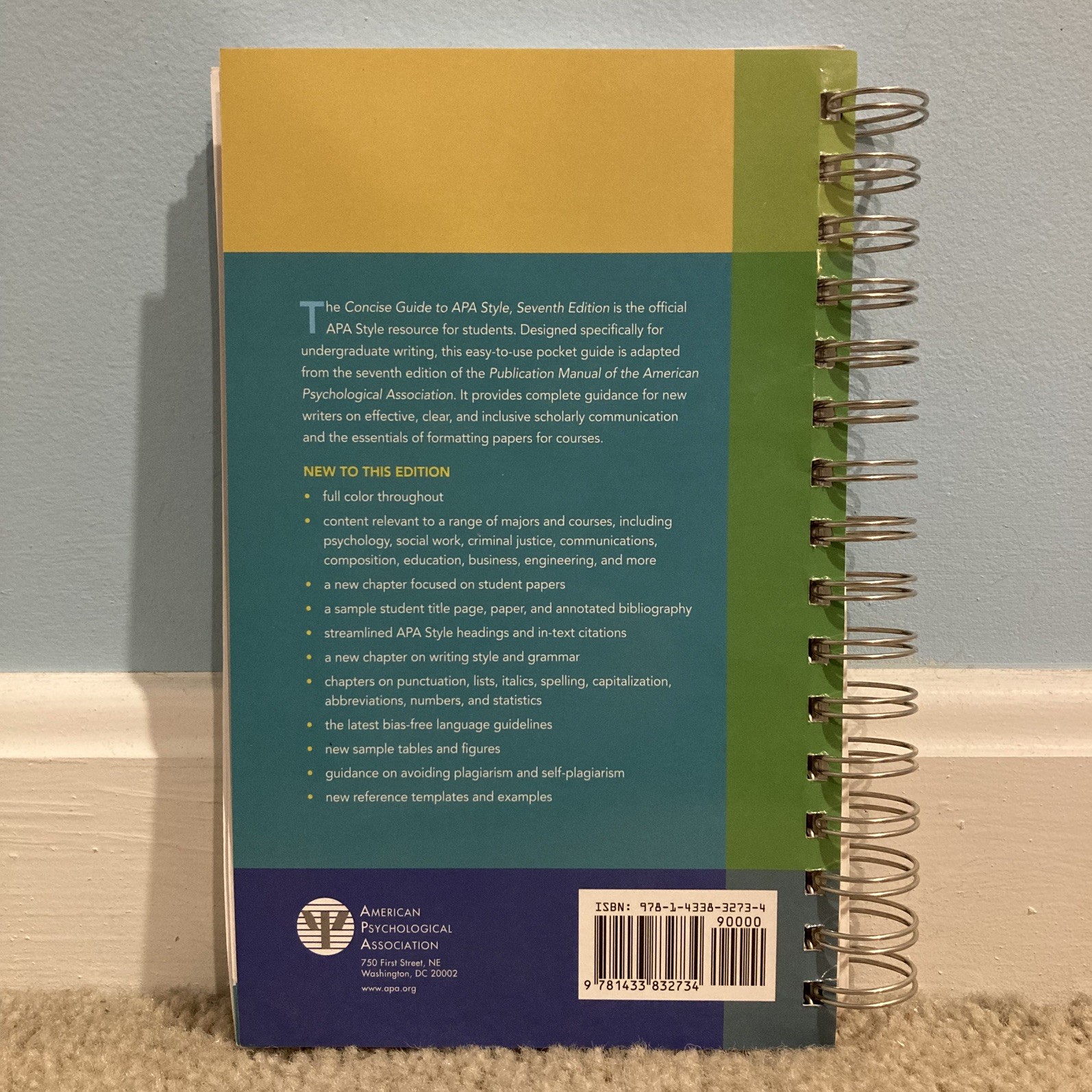 Concise Guide to APA Style: 7th Edition (OFFICIAL) by the APA