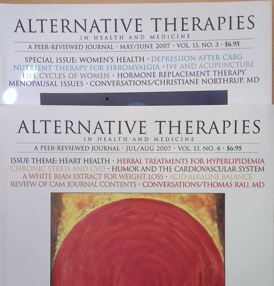 ALTERNATIVE THERAPIES IN HEALTH AND MEDICINE 11 vols