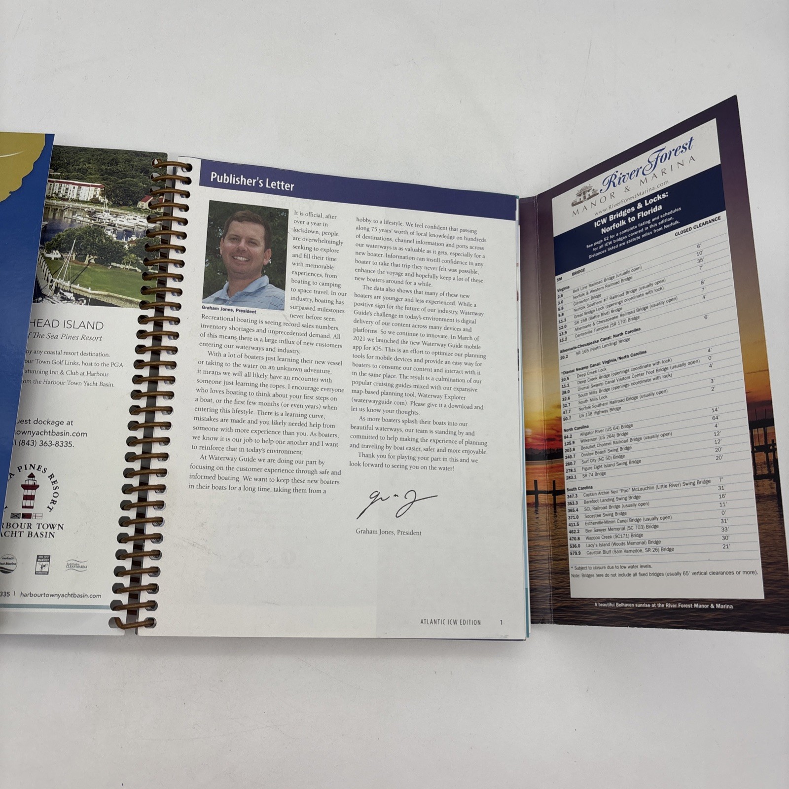 Waterway Guide Atlantic ICW 2022 Spiral Bound Vol. 75, No. 1 WGICW22