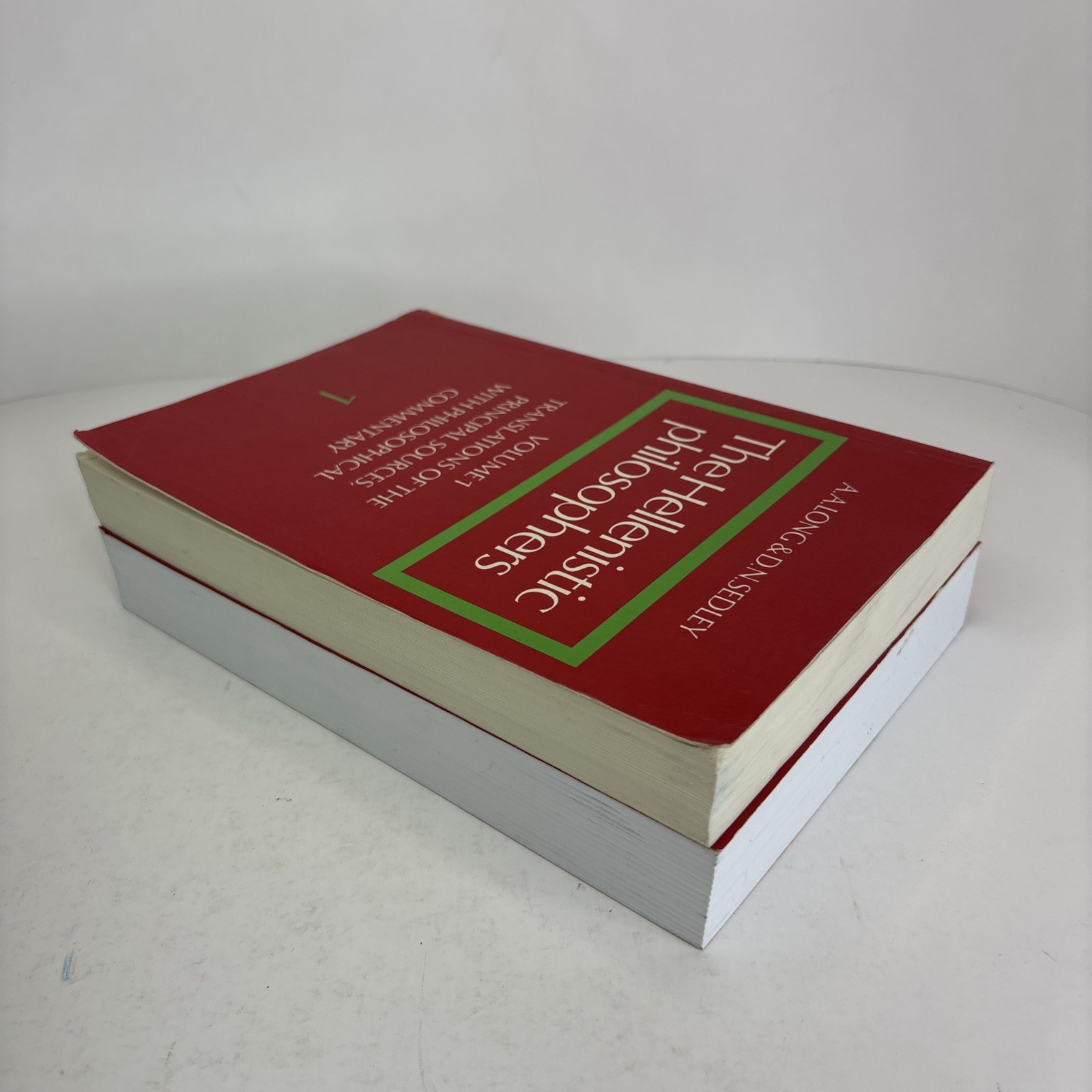 The Hellenistic Philosophers 2 Volumes (Translations, Latin, Greek) CAMBRIDGE