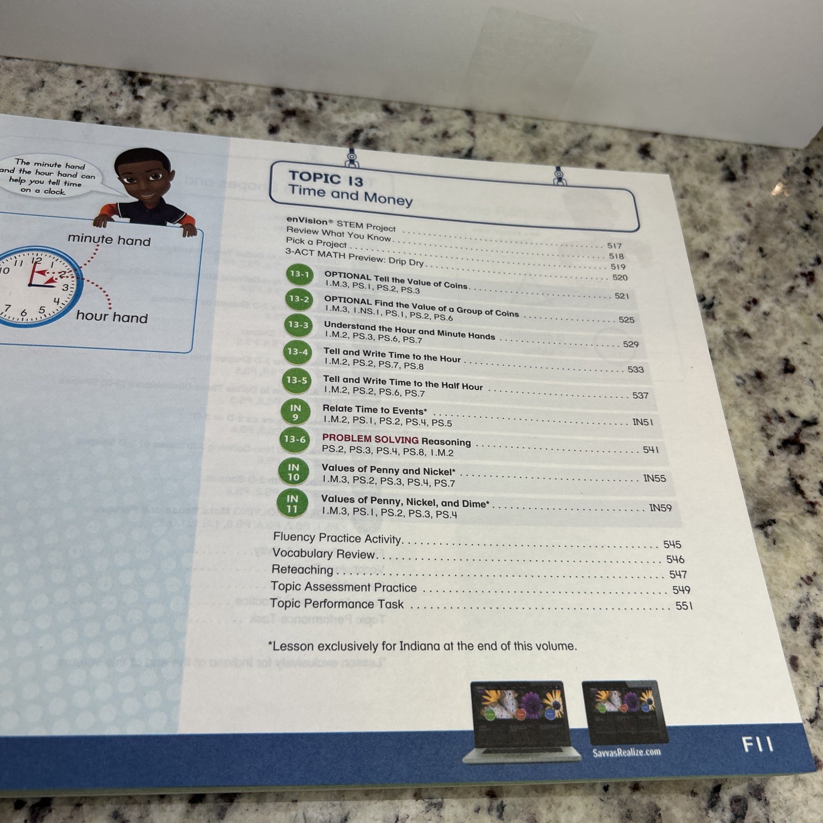 Envision Mathematics Indiana Grade 1 Volume 2 (2023) Savvas Learning Company