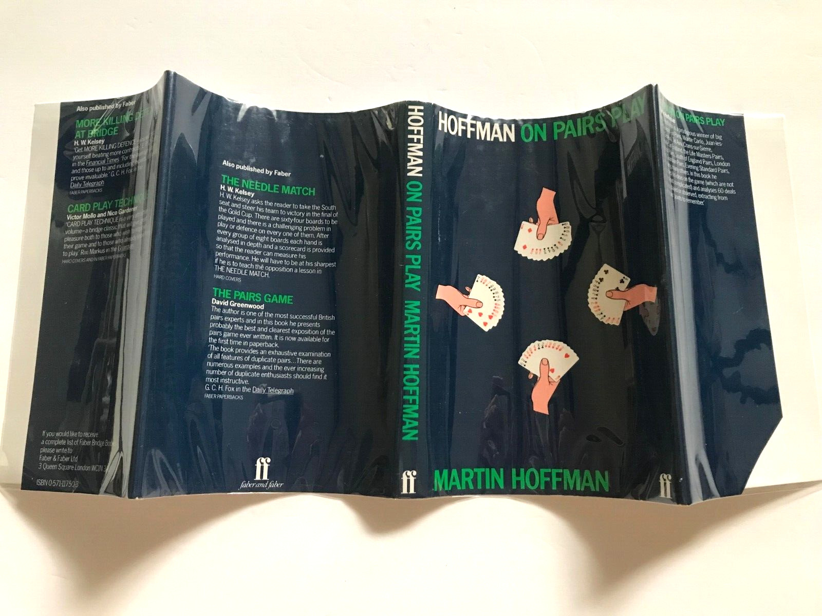 Martin Hoffman, HOFFMAN ON PAIRS PLAY, Hardcover, 1982, Bridge Card Game Book