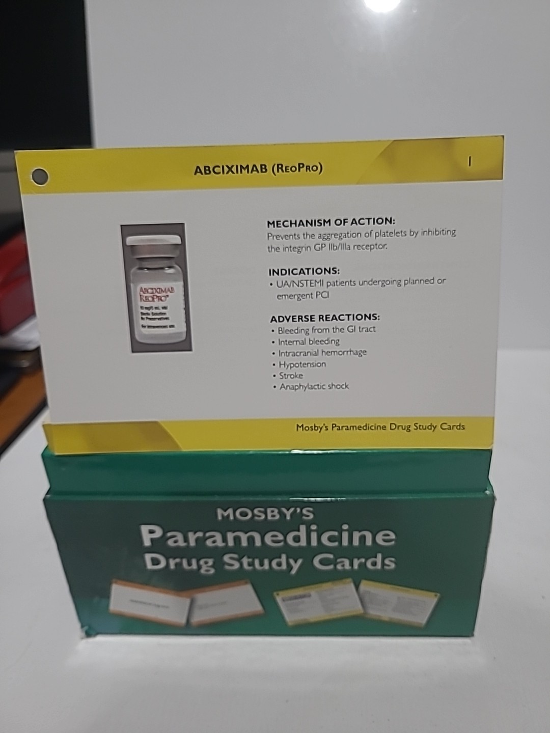 Mosby’s Paramedicine Drug Study Cards: Learn Pharmacology on the Go