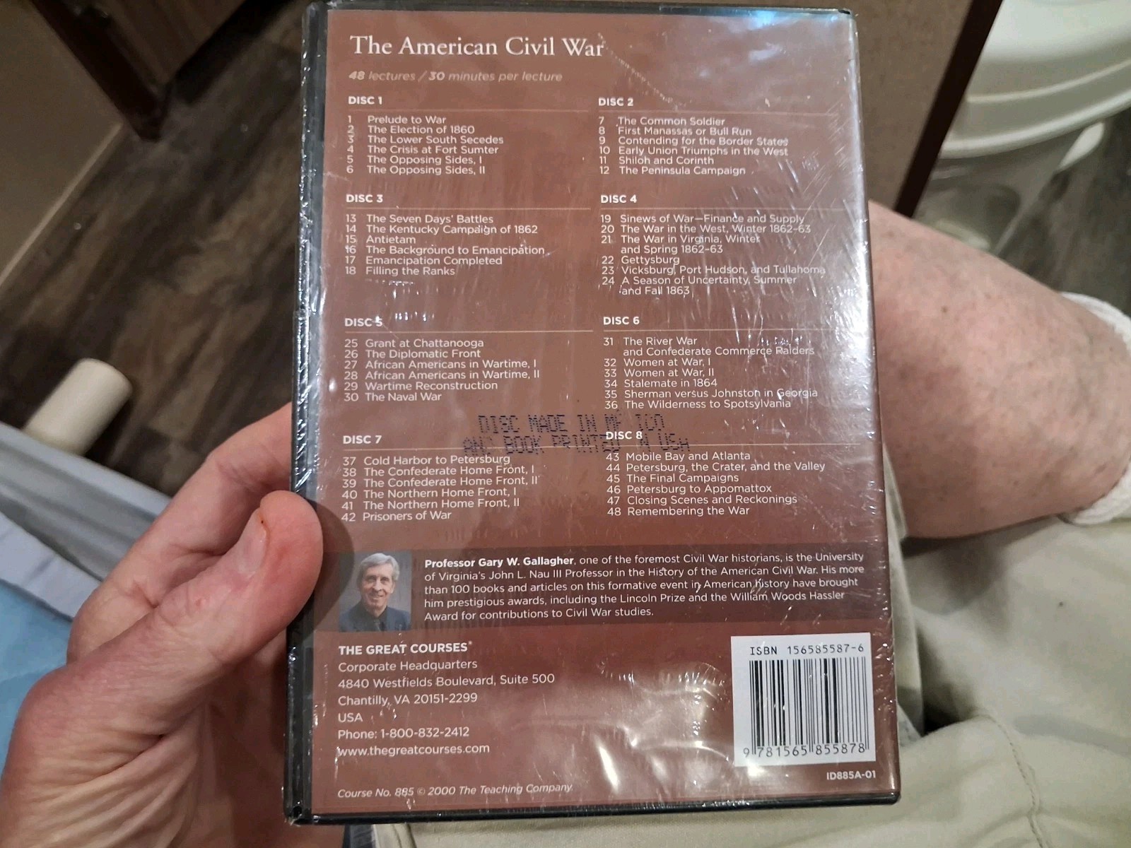 The Great Courses The American Civil War 8 DVD Set & Guidebook NEW Sealed