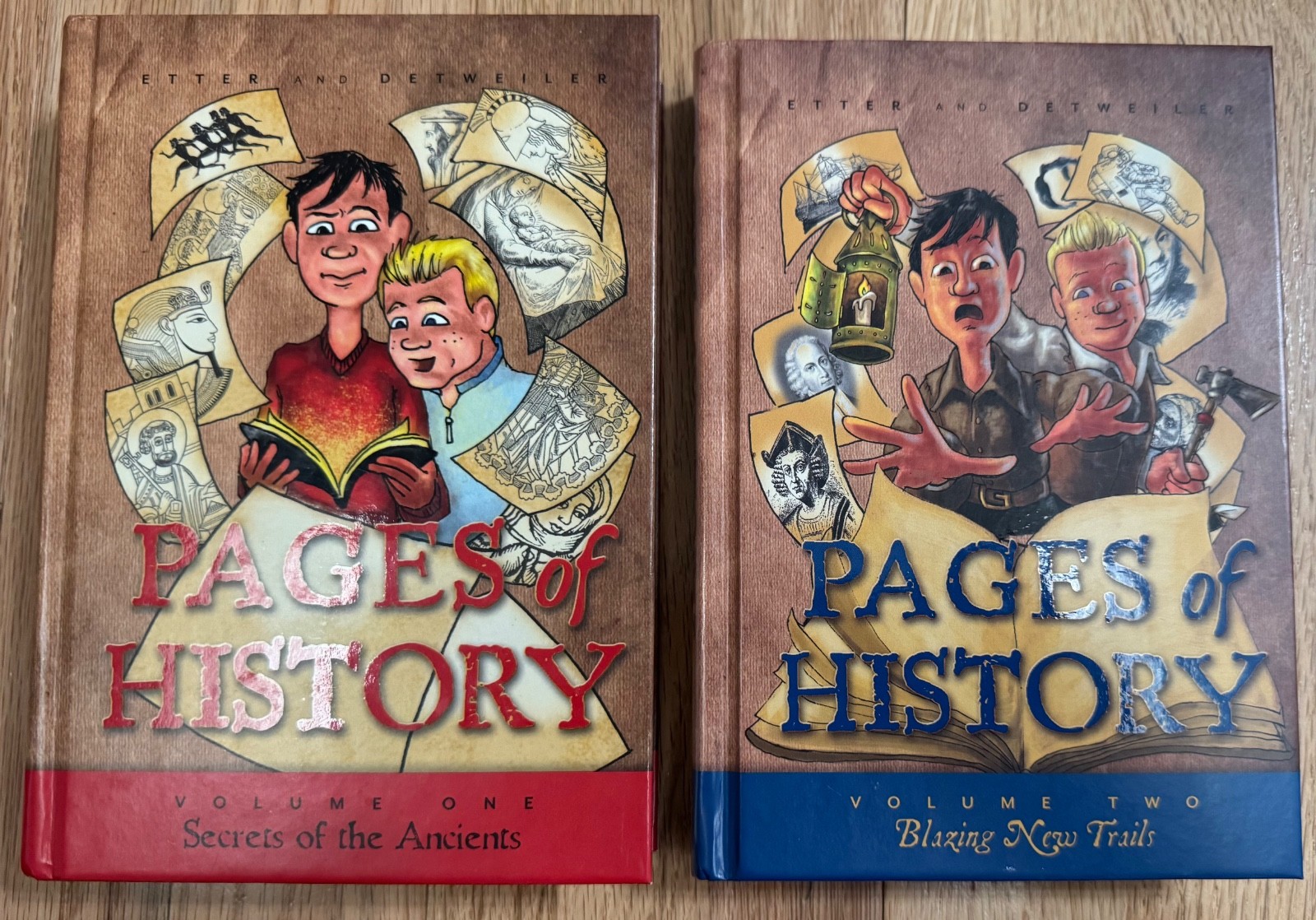 Veritas Press Pages of History Volume 1 & 2 & Student Guides