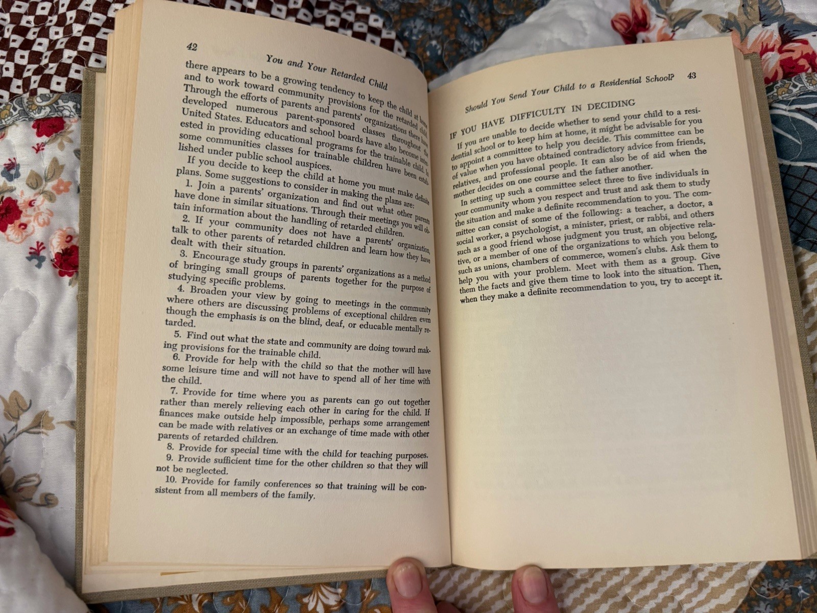 You And Your Retarded Child A Manual For Parents Of Retarded Children 1956 Kirk