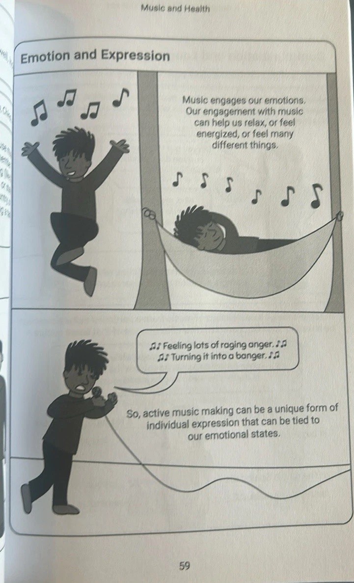 A Graphic Guide to Music Therapy Exc Cond. Free Shipping!