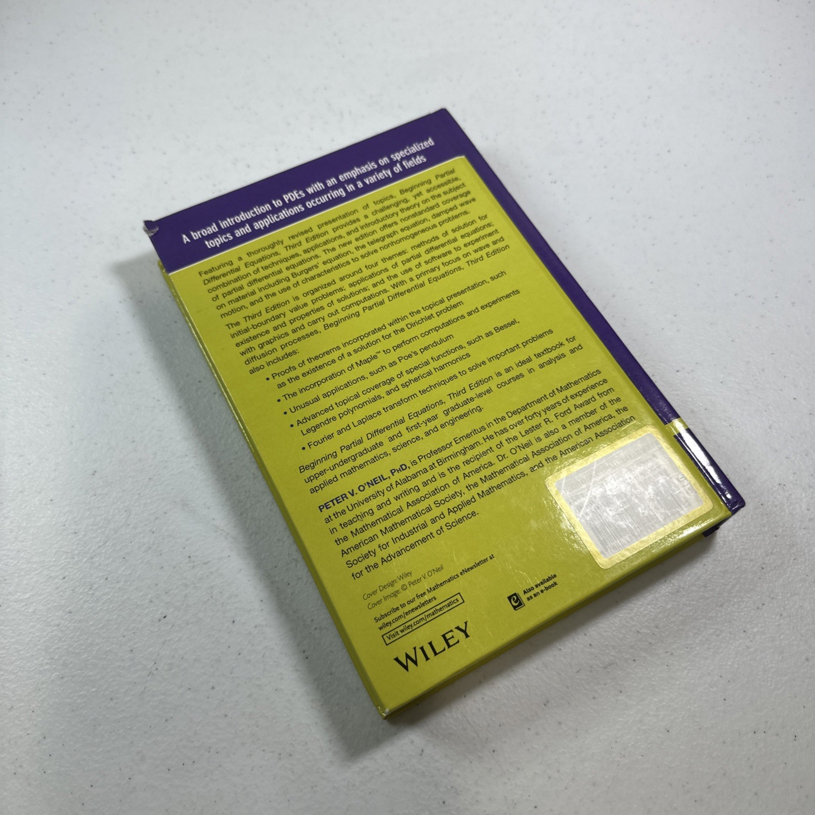 Beginning Partial Differential Equations (Pure and Applied Mathematics: A Wiley