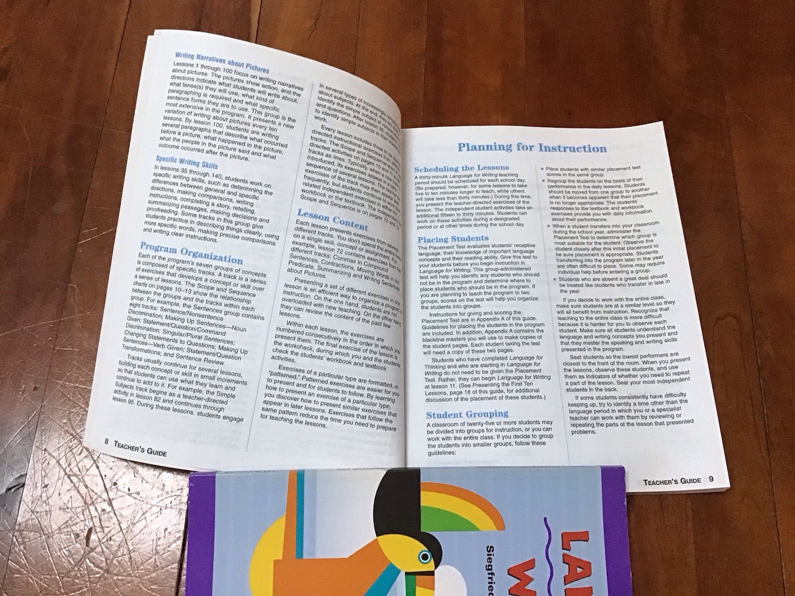 SRA Language for Writing Full Teacher’s Edition Set Grades 2-5 ($815 New)