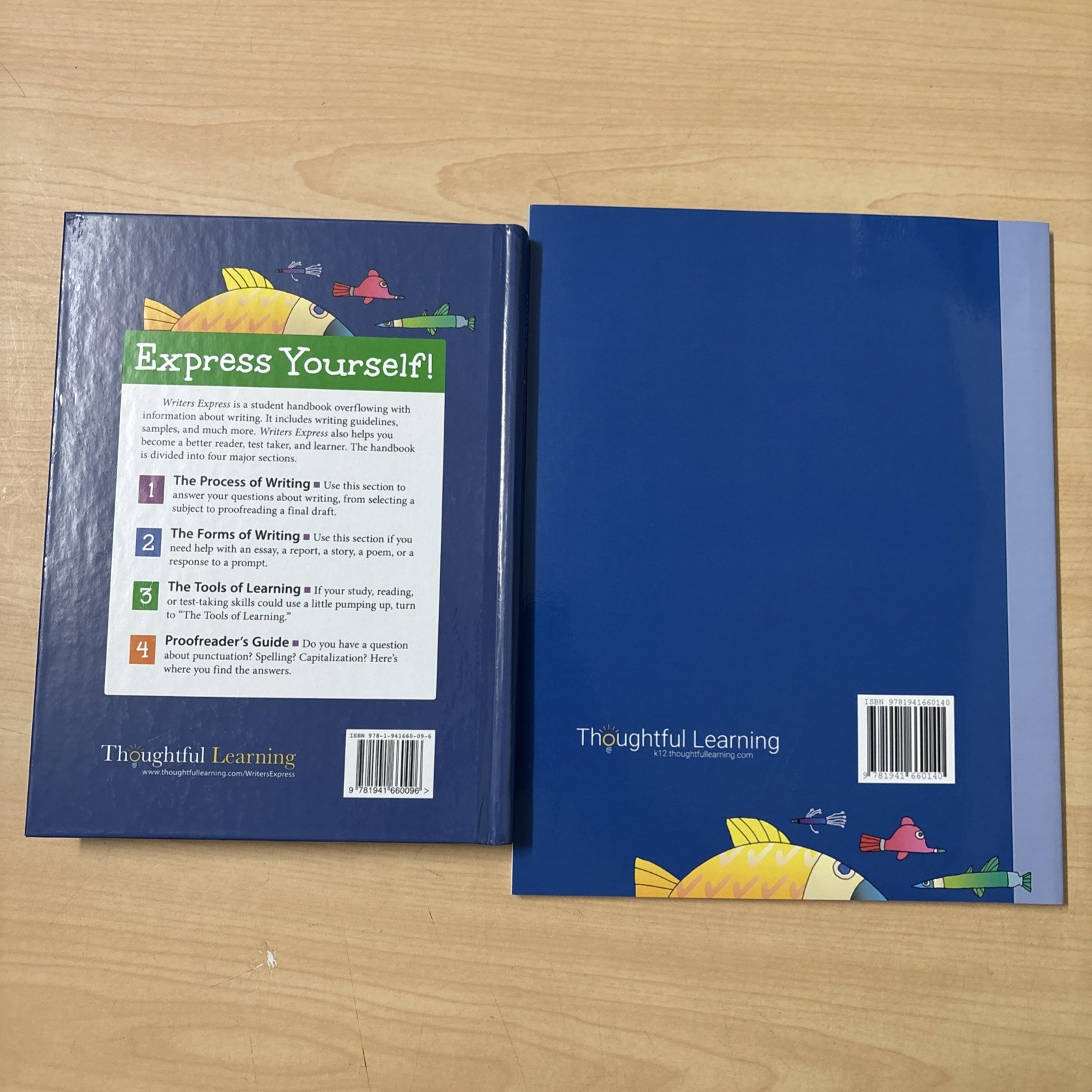 Lot 2 Writers Express Textbook + Skillsbook Teacher’s Edition Grade 5 VG PB/HC