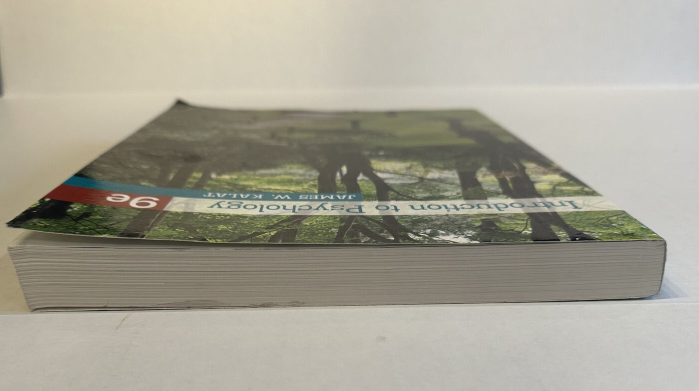 Introduction to Psychology 9th Edition James W Kalat Wadsworth Textbook