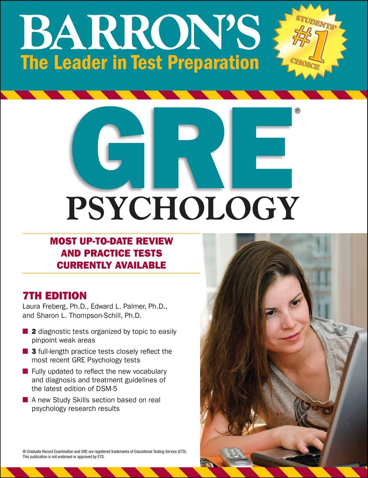 GRE Psychology (Barron’s Test Prep) – paperback Freberg, Laura|Palmer Ph.D.,…
