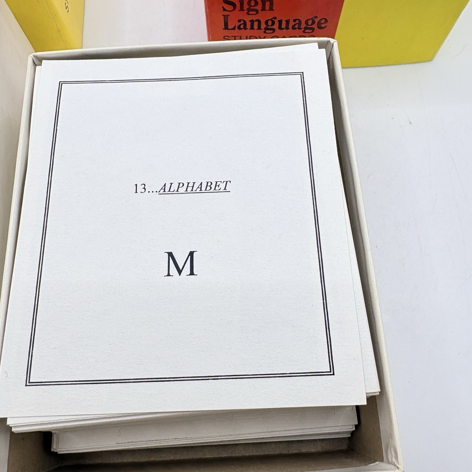 Exambusters More Sign Language Study Cards Parts 1 & 2 Group/Self Study