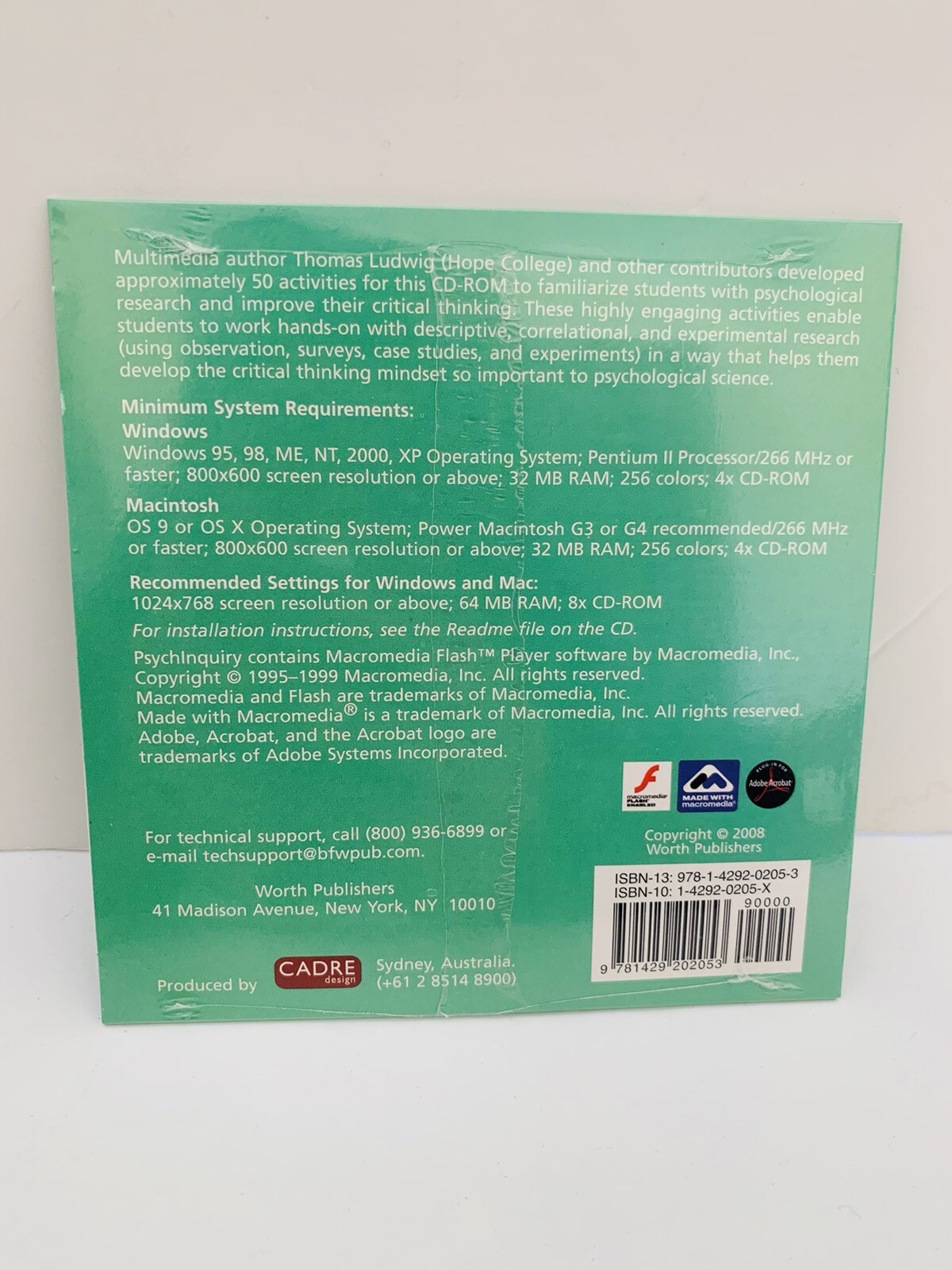 Scientific American Psychology Reader by David G. Myers w/ Psychology CD